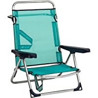Alco - Silla Cama Playa Aluminio Fibreline Color Azul Turquesa (30 1-607AZ)